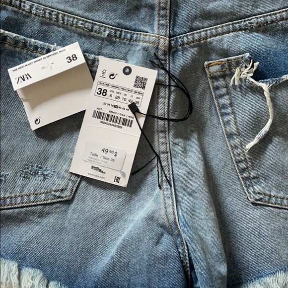 Zara High Waist Shorts - Picture 9 of 10